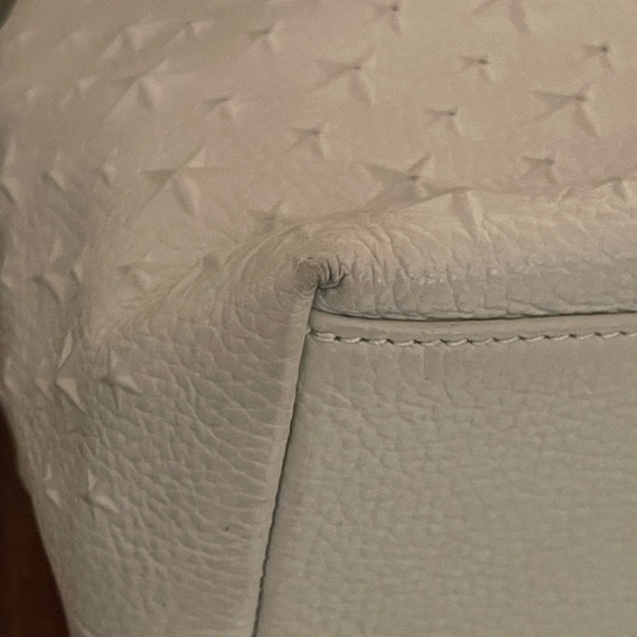 Jimmy Choo Sofia Cream Star-Embossed Tote - Picture 5 of 9